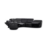 Thaniel 6-Pc. Leather Sectional with 2 Power Recliners and 1 USB Console
