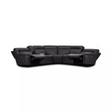 Thaniel 6-Pc. Leather Sectional with 2 Power Recliners and 1 USB Console