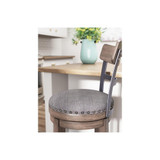 Caitbrook Upholstery Swivel Barstool