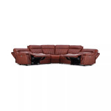 Thaniel 5-Pc. Leather Sectional with 2 Power Recliners