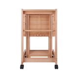 Brienda 5-Piece Wood Flip Top Snack Table Set