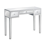 Mirrored Console Table with 3 Storage Drawers