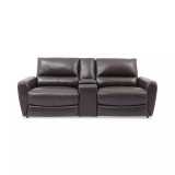 Danvors 3Pc Leather Sectional with 2 Power Recliners and Headrests