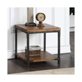 Lantana 26" Wood Finish End Table