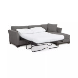 Elliot II 107" Fabric 2-Pc. Chaise Sleeper Sectional Sofa