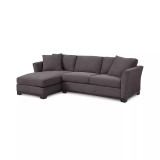 Elliot II 107" Fabric 2-Pc. Chaise Sleeper Sectional Sofa