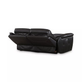 Lenardo 2-Pc. Leather Sofa with 2 Power Recliners