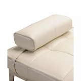 Myia Tufted Leather Daybed