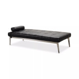 Myia Tufted Leather Daybed