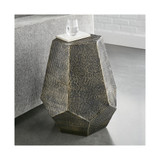 Donato 18.5" Iron Hexagonal Shape End Table