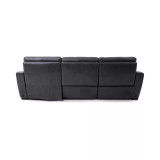 Gabrine 3-Pc. Leather Sectional with 2 Power Headrests & Chaise