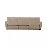 Gabrine 3-Pc. Leather Sectional with 2 Power Headrests & Chaise
