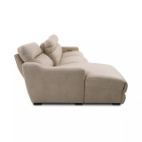 Gabrine 3-Pc. Leather Sectional with 2 Power Headrests & Chaise