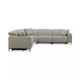 Adney 5-Pc. Power Recliner Fabric Sectional Sofa