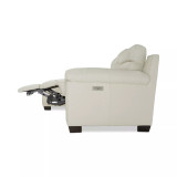 Julius II 3-Pc. Leather Chaise Sectional Sofa With 2 Power Recliners, Power Headrests And USB Power Outlet