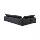 Nevio 124" 5-Pc. Fabric Sectional Sofa with Chaise