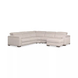 Nevio 124" 5-Pc. Fabric Sectional Sofa with Chaise