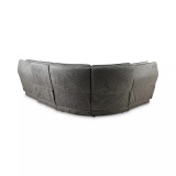 Terrine 4-Pc. Fabric Sectional with 2 Power Motion Recliners