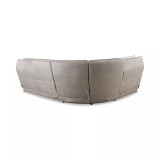 Terrine 4-Pc. Fabric Sectional with 2 Power Motion Recliners