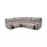 Terrine 4-Pc. Fabric Sectional with 2 Power Motion Recliners