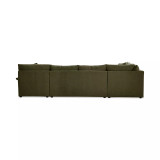 Wrenley 138" 3-Pc. Fabric Sectional Chaise Sofa