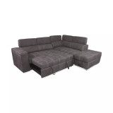 Yarrin 122" 3-Pc. Fabric Sleeper Sectional Sofa