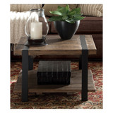 Modesto 27" Reclaimed Wood Square Coffee Table