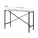 Braxton Console Table, 46" x 14"