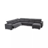 Nevio 157" 6-Pc. Fabric Sectional Sofa with Chaise