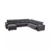 Nevio 157" 6-Pc. Fabric Sectional Sofa with Chaise