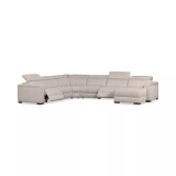 Nevio 157" 6-Pc. Fabric Sectional Sofa with Chaise