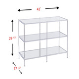 Ashe Glam Mirrored Console Table