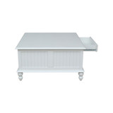 Cottage Collection Square Coffee Table with Drawer