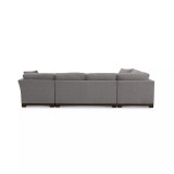 Elliot II 138" Fabric 3-Pc. Chaise Sectional