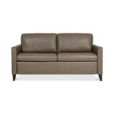Priley 70" Leather Queen Sleeper Sofa