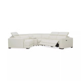 Jenneth 5-Pc. Leather Sofa with 2 Power Motion Recliners and Cuddler