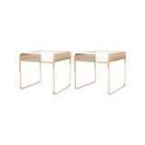 Elvord 1 Shelf End Table, Set of 2