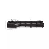 Mariyah Fabric 4-Pc. Sectional with Sofa