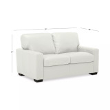 Ennia 59" Leather Loveseat