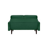 34.5" Wood, Steel, Foam and Polyester Micheal Loveseat