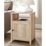 Grooved Door Side Table