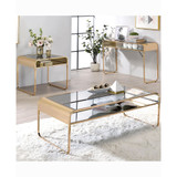Kiruna Glass Top Coffee Table