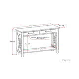 Kitchener Solid Wood Console Sofa Table