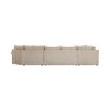 Wrenley 170" 3-Pc. Fabric Sectional Cuddler Chaise Sofa