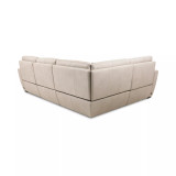 Gabrine 4-Pc. Leather Sectional with 2 Power Headrests
