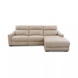Gabrine 3-Pc. Leather Sectional with 1 Power Headrest and Chaise