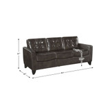 White Label Saben 83" Sofa