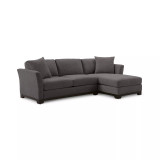 Elliot II 107" 2-Pc. Fabric Chaise Sectional Apartment Sofa