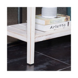 Vintage Wood and Metal Console Table