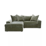 Michola 98" 2-Pc. Fabric Sectional with Chaise